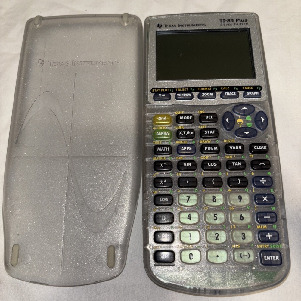Texas Instruments TI-83 Plus Silver Edition  ‎   Parts or Repair